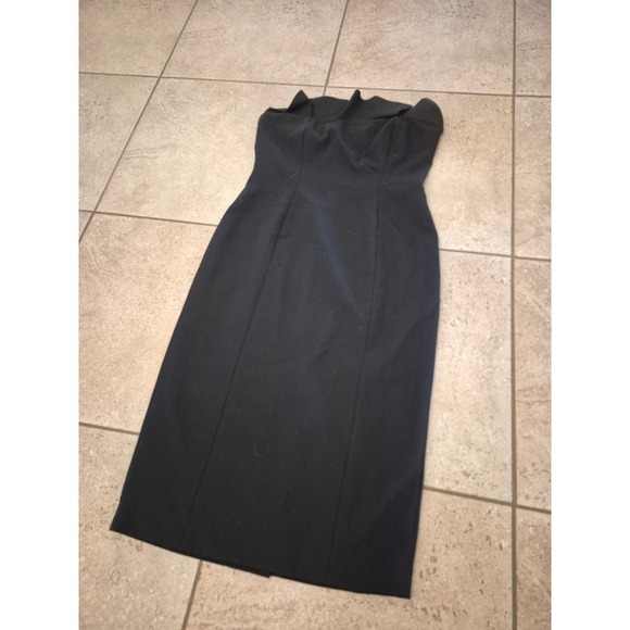 Cinq à Sept Jolie Marceau Strapless Dress - Black - Size 10 - Midi - Cocktail - Picture 3 of 8